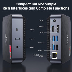 Mini computador - NiPoGi Mini PC - AM02PRO